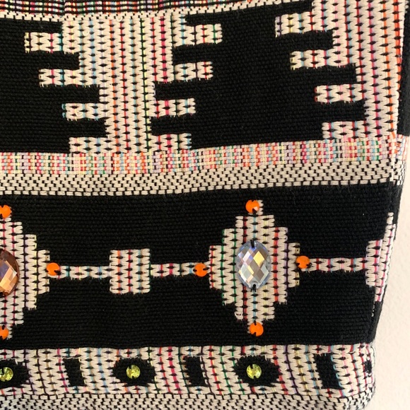 English Rose Tribal Print Skirt Medium - Picture 3 of 4